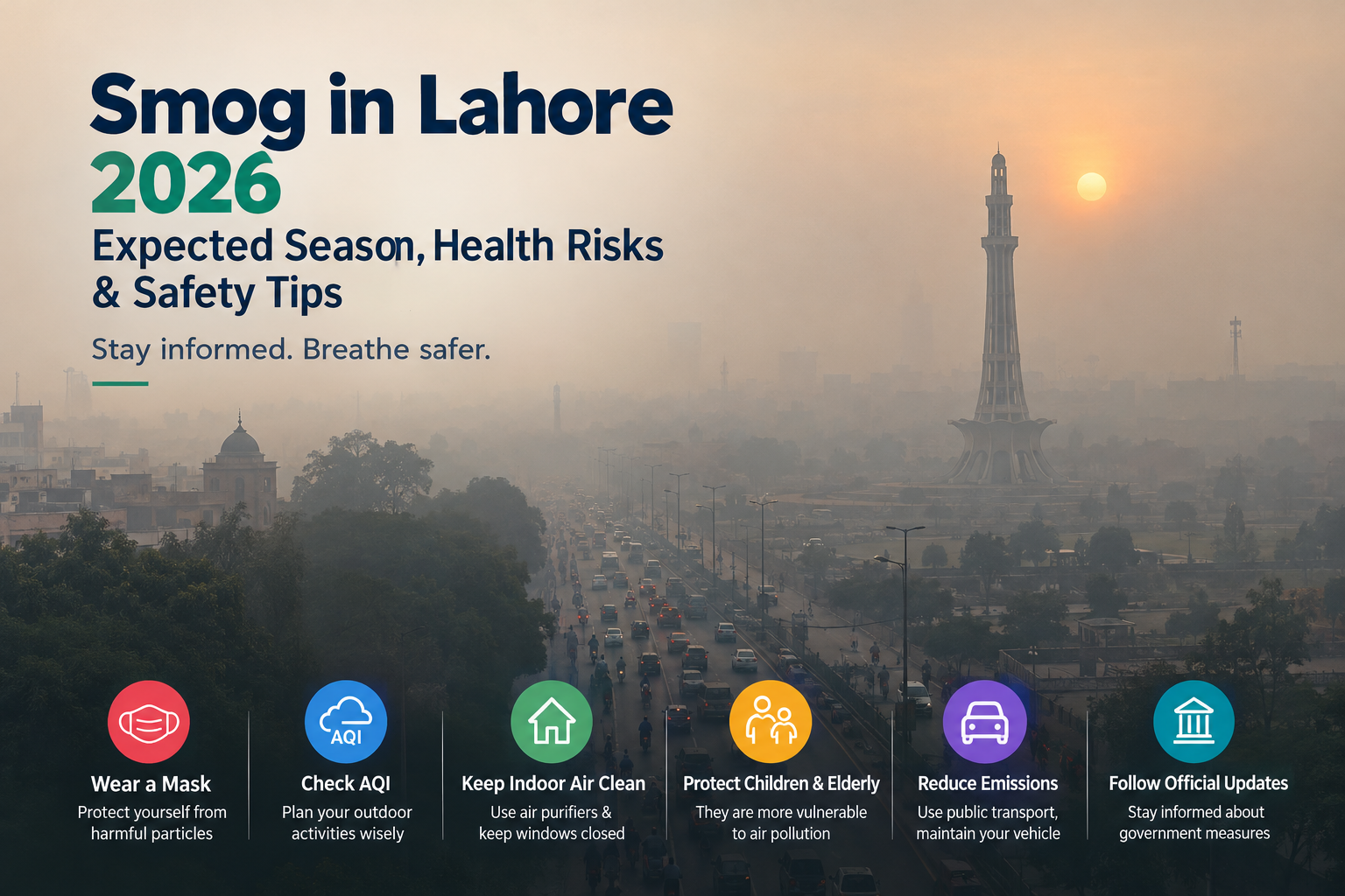 Smog in Lahore 2026: Expected Season & Safety Tips