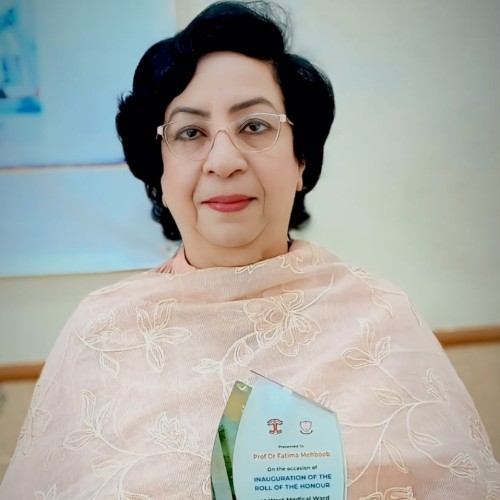 Prof. Dr. Fatima Mehboob - Hepatologist, Endocrinologist, Gastroenterologist in Lahore